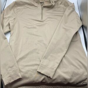 XGO Technical Apparel Acclimate Dry Long Sleeve 1/4 Zip Shirt Mens Med USA EUC